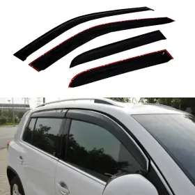 Hc94039vv D&o Motor 4pc Smoke Sun/rain Window Visors Fit 08-17 Mitsubishi Lancer Sedan Vent Visor