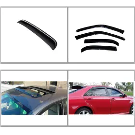 Hc94073rn88 D&o Motor 5pc Smoke Rain Guard Window Visors Sun/moon Roof Shield For 09-13 Toyota Corolla