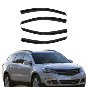 Hc94161vv D&o Motor 4pcs Window Visor Deflector For 2009-2017 Chevy Traverse Rain Guard Vent Shade