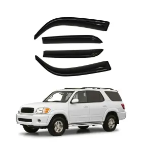 Hc94235vv D&o Motor Window Visor Fit 01-07 Toyota Sequoia Xk30 Xk40 Vent Shade Deflector Rain Guards