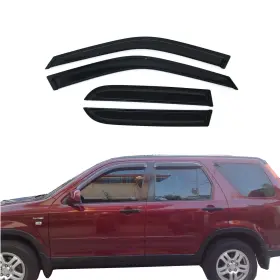 Hc94459vv D&o Motor Tint Window Visors For 02-06 Honda Crv Sun/rain Guard Vent Shade Smoke 4pcs