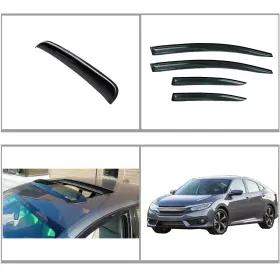Hc94462rn88 D&o Motor Smoke Vent Shade Sun/moon Roof Window Visors For 12-15 Civic 4-door Sedan 5pc