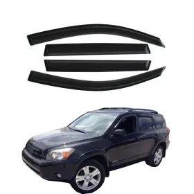Hc94608vv D&o Motor Smoke Window Visors Fit 06-12 Toyota Rav4 Tint Sun/rain Guard Vent Deflector 4pc