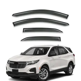 Hc94634vv D&o Motor Window Visor Fit 18-20 Chevy Equinox Vent Shade Sun Rain Guards Smoke 4pc