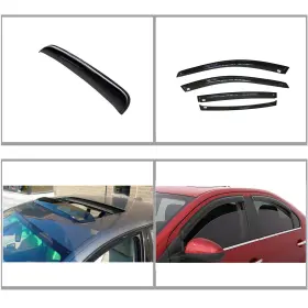 Hc94722rn88 D&o Motor Smoke Window Sun/moon Roof Visors For 02-06 Nissan Altima Vent Shade Side 5pc