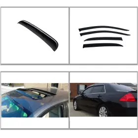 Hc94943rn98 D&o Motor Sun/moon Roof Visors Vent Shade Window For 03-07 Accord 4-door Sedansmoke 5pc