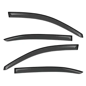Hc94960vv D&o Motor Window Visor For 08-12 Honda Accord Sedan Vent Sun Rain Guards Smoke 4pc