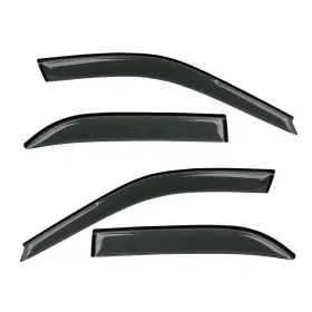 Ot034da4x1s D&o Motor Window Visor For 92-95 Honda Civic Sedan Vent Sun Rain Guards Smoke 4pc