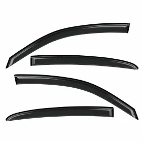 Ot313da4x1s D&o Motor Window Visor Sun Rain Guards Dark Smoke Fit 11-20 Dodge Charger Vent 4pc