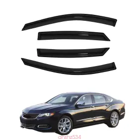 Ou991da4xs D&o Motor 4pc Rain Guard Window Visors Deflector Fit 14-16 Chevy Impala Sedan Vent Shade