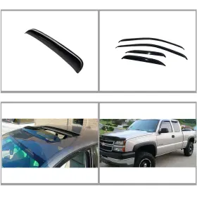 Wv044rn110xj D&o Motor Vent Shade Window Sun/moon Roof Visors Fit Sierra/silverado Extended Cab 5pcs