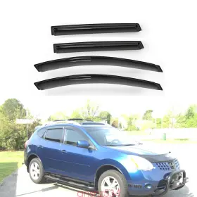 Wv076xj D&o Motor 4pcs Window Visors Fit 09-13 Rogue 14-15 Select Sun/rain Guard Vent Shade