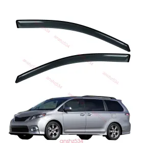 Wv131xs2ou D&o Motor Window Visor Deflector Fit 04-10 Toyota Sienna Vent Shade Rain Guards Smoke 2pc Wv131xs2ou D&o Motor Window Visor Deflector Fit 04-10 Toyota Sienna Vent Shade Rain Guards Smoke 2pc