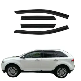 Wv141xj D&o Motor Window Visors Fit 07-14 Edge 07-15 Mkx Sun/rain Guard Vent Tint Smoke 4pc