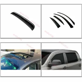 Wv309110rn D&o Motor Smoke Window Sun/moon Roof Visors Fit Tundra Crewmax Cab 07-21 Vent Shade 5pc