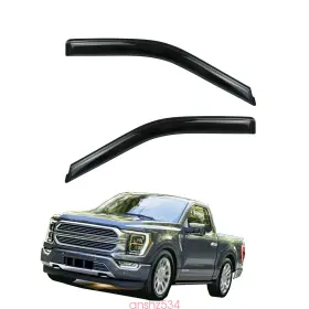D&o Motor Wv971xs2ou Window Visor Deflector Fit 15-21 Ford F150 F Super Duty Regular Cab Rain Guards