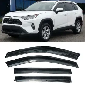 Zh-94255 Darodcar Side Car Window Visor Vent Deflectors Rain Guards For 2019 2020 2021 2