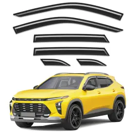1-b06-a Deejecsun 6-pcs Extra-thick Window Rain Fit For 2024-2026 Chevy Trax Black 1-b06-a Deejecsun 6-pcs Extra-thick Window Rain Fit For 2024-2026 Chevy Trax Black