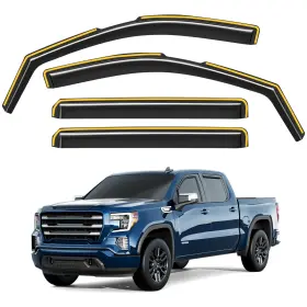 Deejecsun 5-q12 In-channel 2020-2026 Silverado/sierra 2500hd/3500hd Crew Cab Black