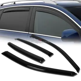 Dna Motoring Dna-wvst20072 Fits 10-15 Lexus Rx350 Rx450h Smoke Window Visor Vent Rain Guard Deflector