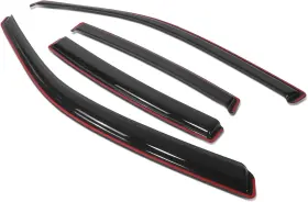 Wvs-253 Dna Motoring In-channel Window Visor Deflector Rain/sun Guard For 11-23 Dodge Charger