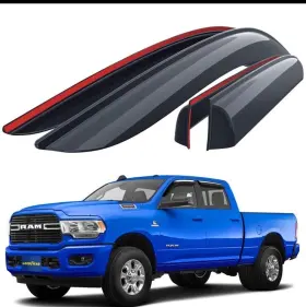 Gy003106lpv Dodge Side Window Deflectors Rain Guards For 2019-2024 Ram 2500/3500 Crew Cab