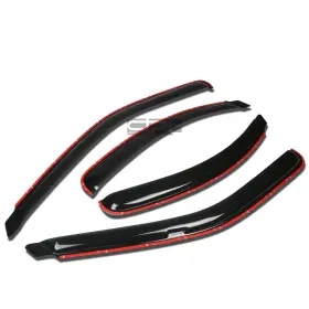 Dpt-wvs238 Dpt Motorsports Fit 95-00 Contour/mystique 4dr Smoke Window Visor/wind Deflector Vent Rain Guard