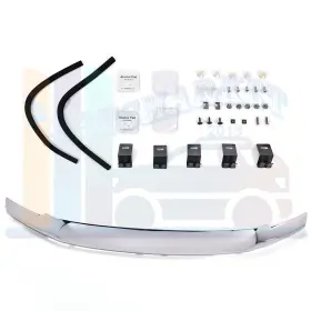 Da11768120x Driveaxlep Fits 2017-on Ford F-250 Super Duty Chrome Bug Deflectors Hood Shields