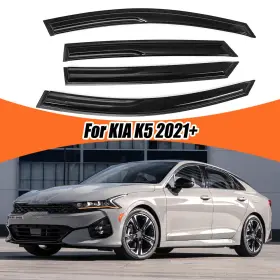 Hy003185 Dtangor For Kia K5 2021-2024 Sun Shade Vent Deflector Window Weather Shield Rain Guard