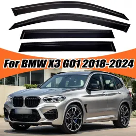 Hy009525 Dtangor For Bmw X3 G01 2018-2024 Window Visor Rain Guard Vent Deflector Sun Shade