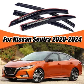 Dtangor Hy009711 For 20-25 Nissan Sentra Jdm Mugen Style Weather Shield Rain Guard Vent Deflector