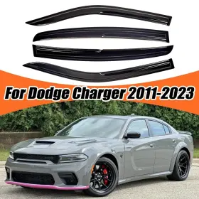 Hy009714 Dtangor For Dodge Charger 11-23 Weather Shield Wind Deflector Rain Guard Vent