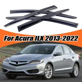 Dtangor Hy009747 For Acura Ilx 2013-2022 Jdm Mugen Style Wind Deflector Rain Guard Vent