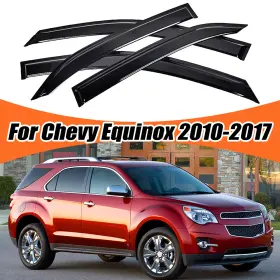 Hy010218 Dtangor For Chevy Equinox 2010-2017 Wind Shield Vent Deflector Smoke Window Visor Trims