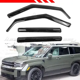 Hy010231 Dtangor In-channel For Hyundai Santa Fe 2024 2025 Window Visor Wind Deflector Rain Guard