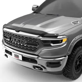 302951 Egr For 2019 Dodge Ram 1500 Superguard Hood Shield - Dark Smoke 302951 Egr For 2019 Dodge Ram 1500 Superguard Hood Shield - Dark Smoke