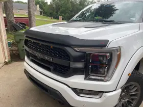 303585 Egr Matte Black Hood Protector Bug Shield Deflector For 21-2024 Ford F150 Truck