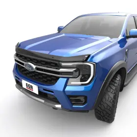 303605 Egr Superguard Hood Shield Wind Deflector Bug Guard Matte Black For 24-25 Ranger