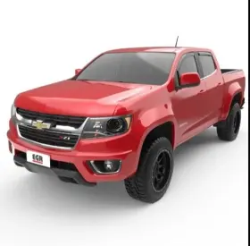 571395w Egr 571391 Window Vent Visors In Channel For Chevy Colorado Gmc Canyon Crew Cab 571395w Egr 571391 Window Vent Visors In Channel For Chevy Colorado Gmc Canyon Crew Cab