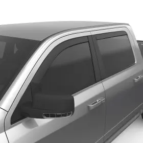 572755 Egr Window Vent Visors In-channel 4pc Black For Classic 12-24 Ram 1500 Crew Cab