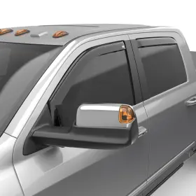 572861 Egr 4pc Window Vent Visors Rain Deflectors In Channel Dark Smoke