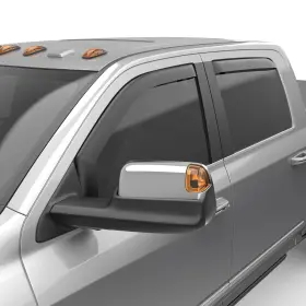 572865 Egr 4pc Window Vent Visors Rain Deflectors In Channel Matte Black
