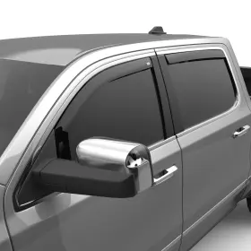 572961 Egr Window Vent Visors Guards In-channel Smoke For 2019-2025 Ram 1500 Quad Cab