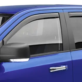 573175 Egr For Ford F-150 09-14 In-channel Slimline Matte Black Front And Rear Window Visors