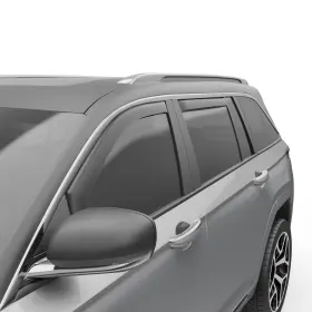 573775 Egr Window Visors Rain Guards In-channel 4pc Matte Black