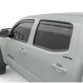 575081 Egr Inchannel Window Visors Front And Rear Dark Smoke Crew Cab 16-23 Tacoma