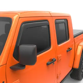 575255 Egr 4pc Window Vent Visors Rain Deflectors In Channel Matte Black