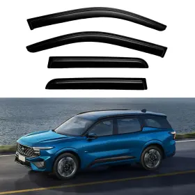 Eiuhmou 635393595811 Window Rain Guards For 2015-2023 Ford Edge/window Visors Compatib