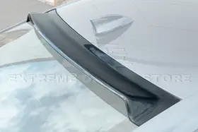 Cpe-dwv-v253 Eos Visors Jdm Tape-on Tinted Black Rear Roof Window Wing Visor For 22-up Honda Civic Sedan