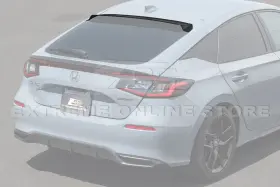Cpe-dwv-v299 Eos Visors Jdm Tape-on Tinted Black Rear Roof Window Visor For 22-up Honda Civic Hatchback